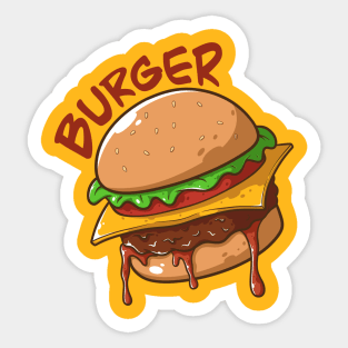 Burger Lovers Sticker